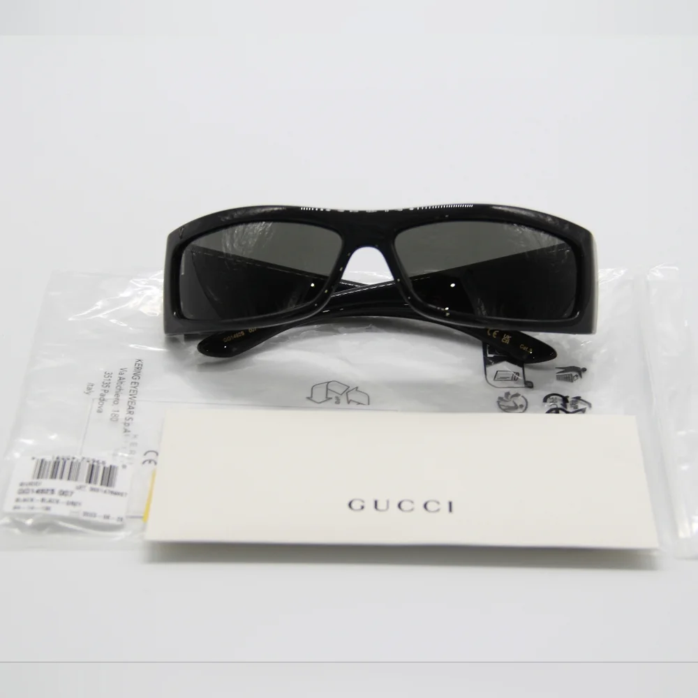 NEW GUCCI SUNGLASSES GG1492S BLACK UNISEX EYEWEAR
